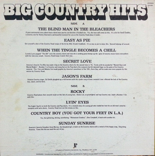 Country Road - Big Country Hits (VG+) (Vinyl LP)