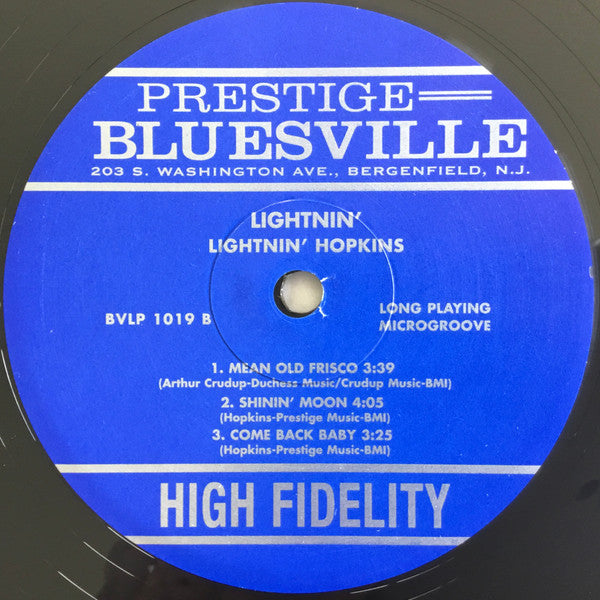 Hopkins, Lightnin- The Blues Of Lightnin Hopkins (Vinyl, VG+) (Vinyl LP)