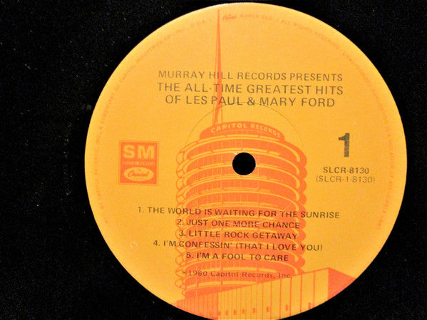 Paul, Les & Mary Ford - Their All-Time Greatest Hits! (Vinyl, VG+) (Vinyl LP)