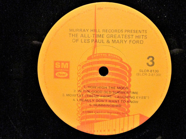 Paul, Les & Mary Ford - Their All-Time Greatest Hits! (Vinyl, VG+) (Vinyl LP)
