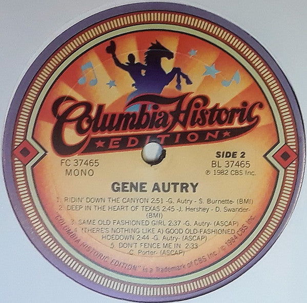 Autry, Gene - Gene Autry (Vinyl, VG+) (Vinyl LP)