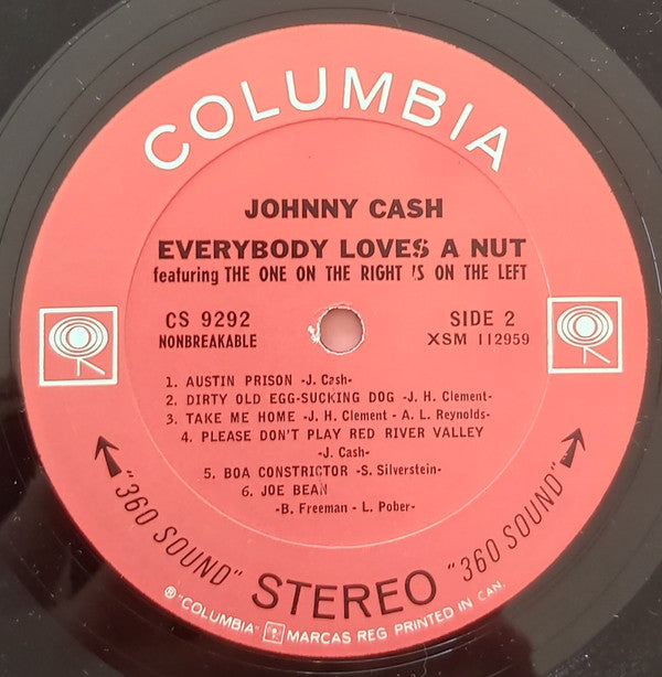 Cash, Johnny - Everybody Loves A Nut (Vinyl, VG) (Vinyl LP)