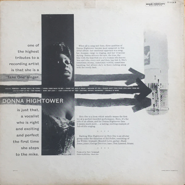 Hightower, Donna - Take One! (VG) (Vinyl LP)