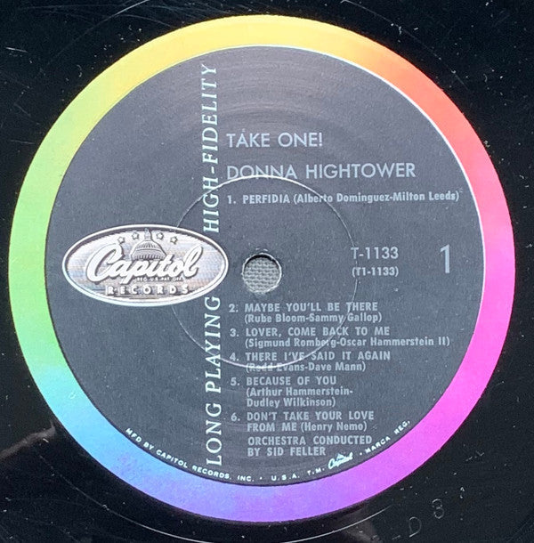 Hightower, Donna - Take One! (VG) (Vinyl LP)