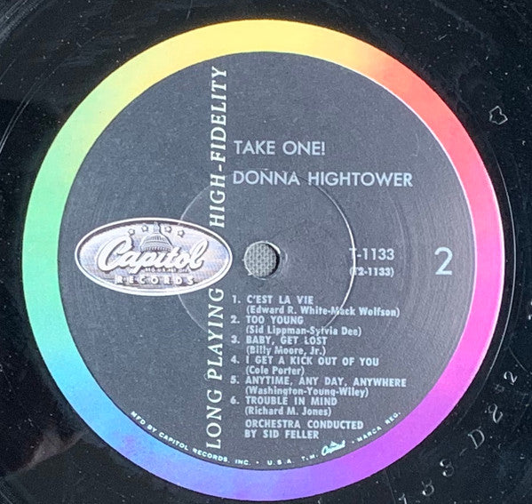 Hightower, Donna - Take One! (VG) (Vinyl LP)