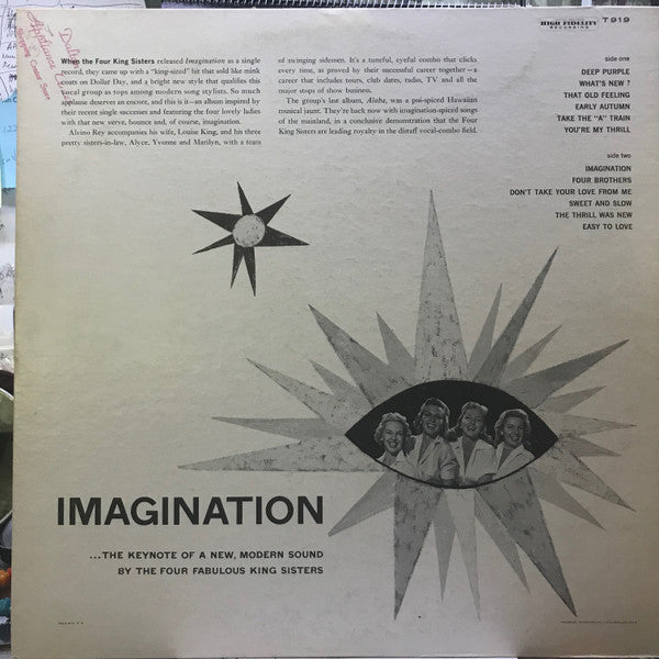 King Sisters - Imagination (VG) (Vinyl LP)