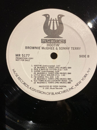 Terry, Sonny & Brownie Mcghee - Hootin' (Vinyl, VG+) (Vinyl LP)