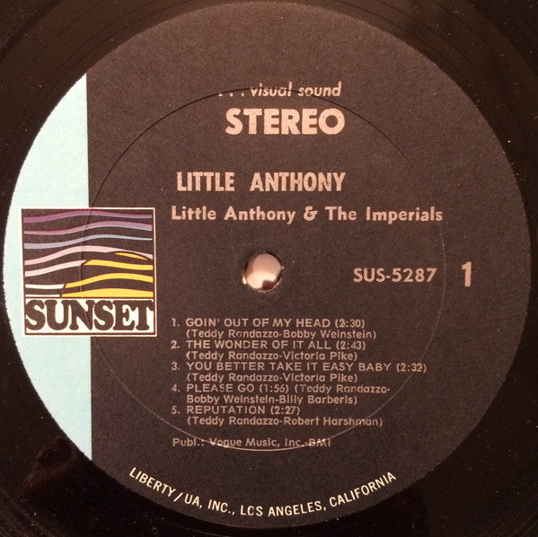 Little Anthony & The Imperials - Little Anthony And The Imperials (VG+) (Vinyl LP)