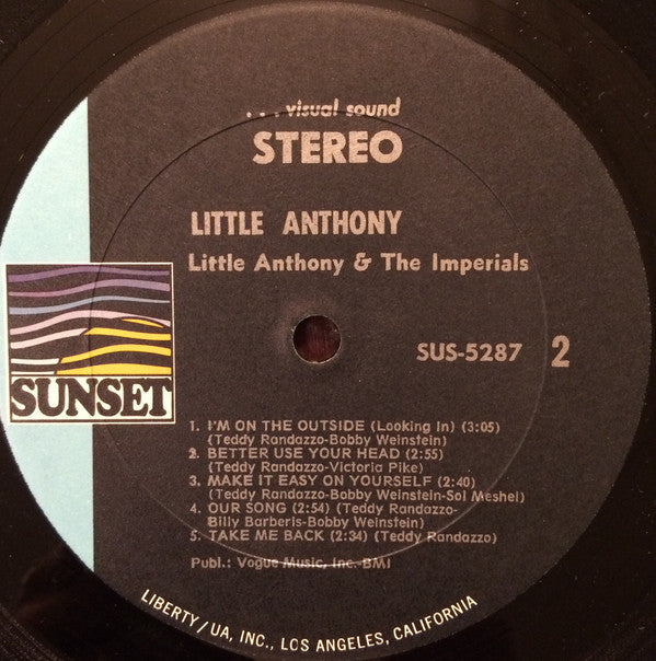 Little Anthony & The Imperials - Little Anthony And The Imperials (VG+) (Vinyl LP)