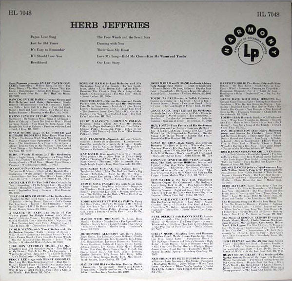 Jeffries, Herb - Herb Jeffries (VG) (Vinyl LP)