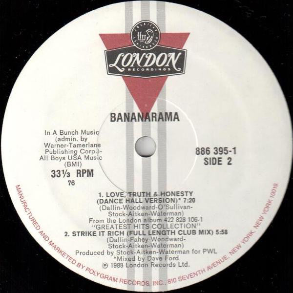 Bananarama - Love, Truth & Honesty (VG+) (Vinyl LP)