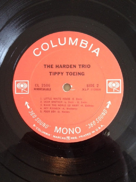Harden Trio - Tippy Toeing (VG+) (Vinyl LP)
