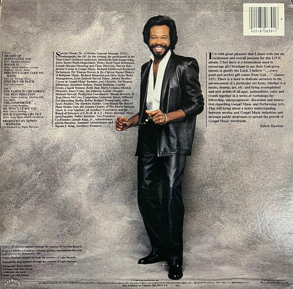 Hawkins, Edwin Music & Arts Seminar Mass Choir, Edwin Hawkins - Edwin Hawkins Music & Arts Seminar Mass Choir (NM or M-) (Vinyl LP)