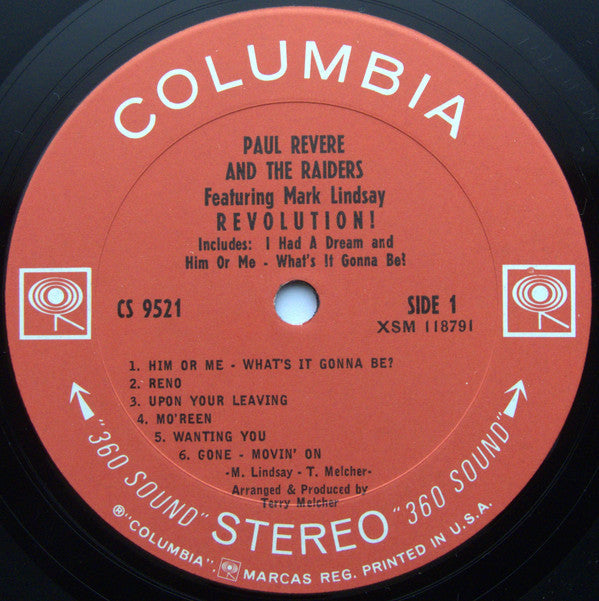Revere, Paul & The Raiders Featuring Mark Lindsay - Revolution! (VG+) (Vinyl LP)