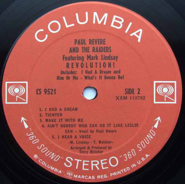 Revere, Paul & The Raiders Featuring Mark Lindsay - Revolution! (VG+) (Vinyl LP)