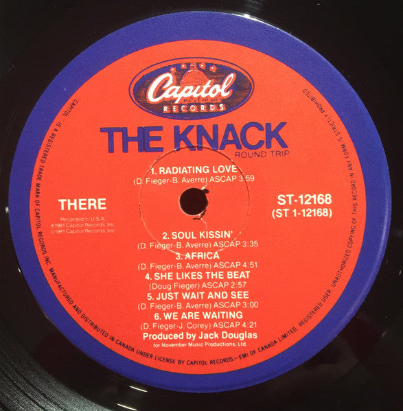 Knack  - Round Trip (VG+) (Vinyl LP)
