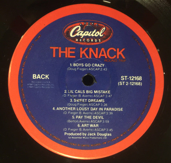 Knack  - Round Trip (VG+) (Vinyl LP)
