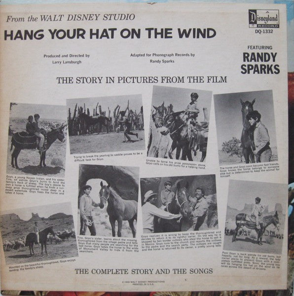 Sparks, Randy - Hang Your Hat On The Wind (Vinyl, VG) (Vinyl LP)