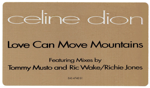 Dion, Celine - Love Can Move Mountains (VG+) (Vinyl LP)