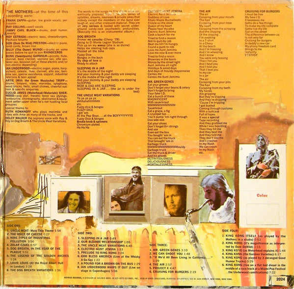 Mothers Of Invention - Uncle Meat (Vinyl, VG) (Vinyl LP)