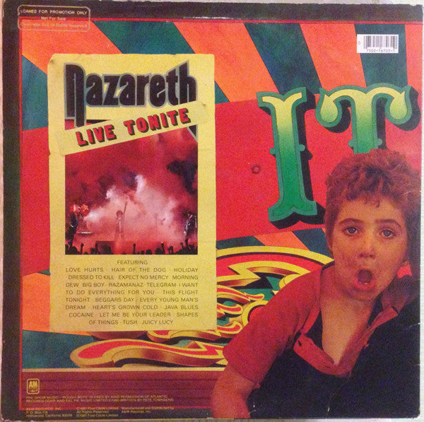 Nazareth  - 'Snaz (VG+) (Vinyl LP)