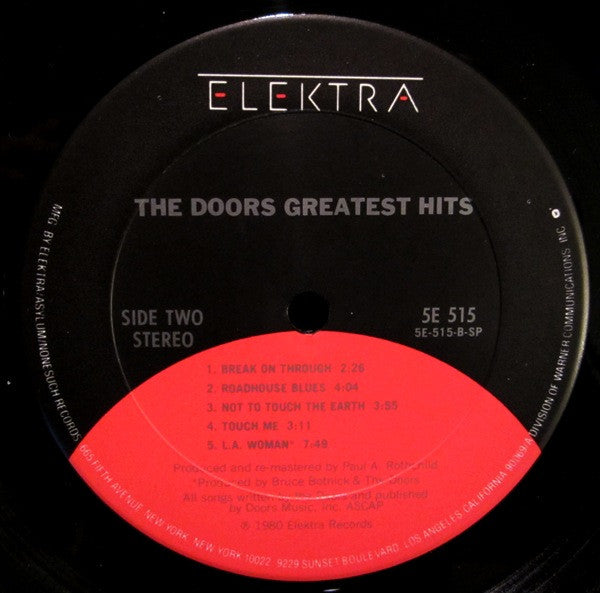 Doors - Greatest Hits (Vinyl, VG+) (Vinyl LP)