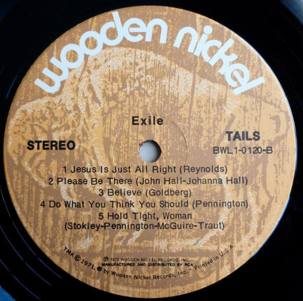 Exile  - Exile (VG+) (Vinyl LP)