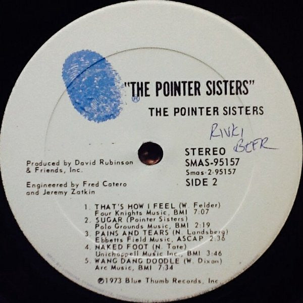 Pointer Sisters - The Pointer Sisters (VG) (Vinyl LP)