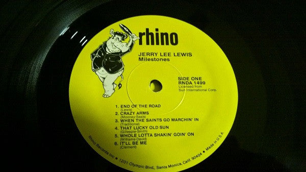 Lewis, Jerry Lee - Milestones (Vinyl, NM or M-) (Vinyl LP)