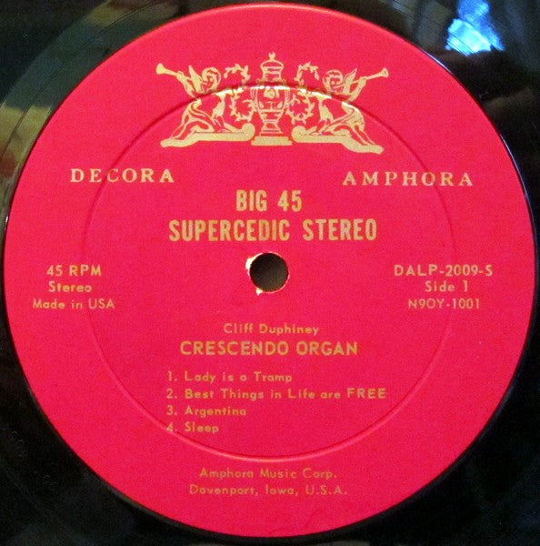 Duphiney, Cliff - Big 45 Supercedic Stereo (VG+) (Vinyl LP)