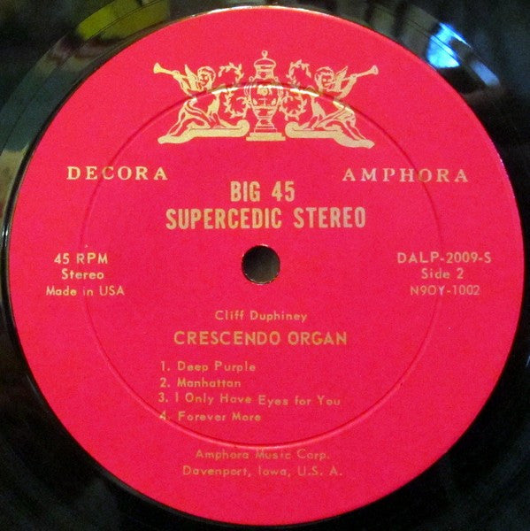 Duphiney, Cliff - Big 45 Supercedic Stereo (VG+) (Vinyl LP)