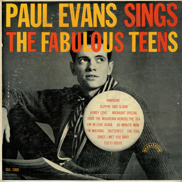 Evans, Paul - Paul Evans Sings The Fabulous Teens (VG+) (Vinyl LP)