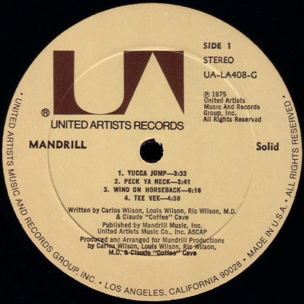 Mandrill - Solid (VG) (Vinyl LP)