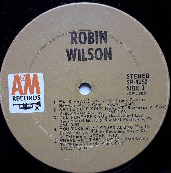 Wilson, Robin - Robin Wilson (VG+) (Vinyl LP)