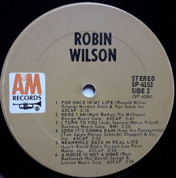 Wilson, Robin - Robin Wilson (VG+) (Vinyl LP)