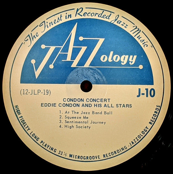 Condon, Eddie And His All-Stars - Condon Concert (VG+) (Vinyl LP)