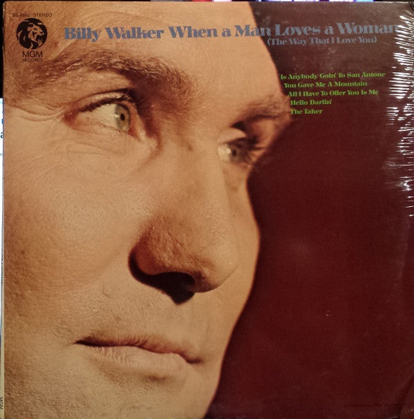 Walker, Bily - When A Man Loves A Woman (VG+) (Vinyl LP)