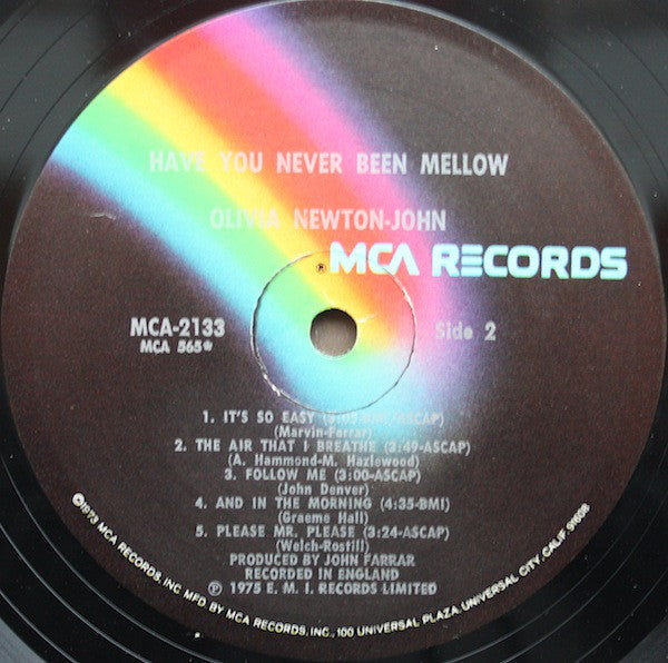 Newton-John, Olivia - Have You Never Been Mellow (VG+) (Vinyl LP)
