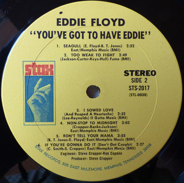 Floyd, Eddie - You've Got To Have Eddie (Vinyl, VG) (Vinyl LP)