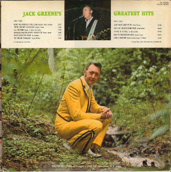 Greene, Jack - Jack Greene's Greatest Hits (NM or M-) (Vinyl LP)