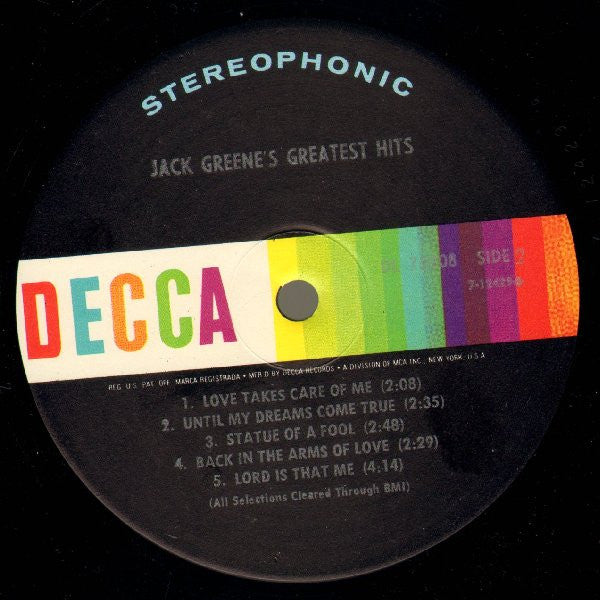 Greene, Jack - Jack Greene's Greatest Hits (NM or M-) (Vinyl LP)