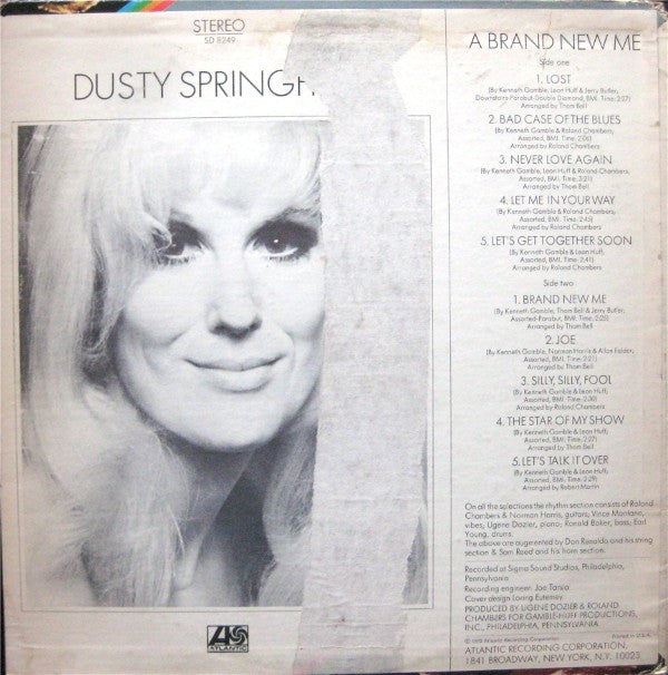 Springfield, Dusty - A Brand New Me (Vinyl, VG+) (Vinyl LP)