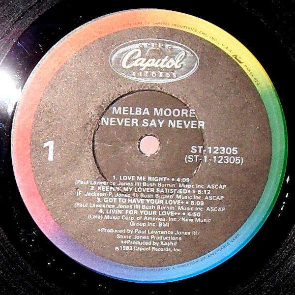 Moore, Melba - Never Say Never (VG) (Vinyl LP)