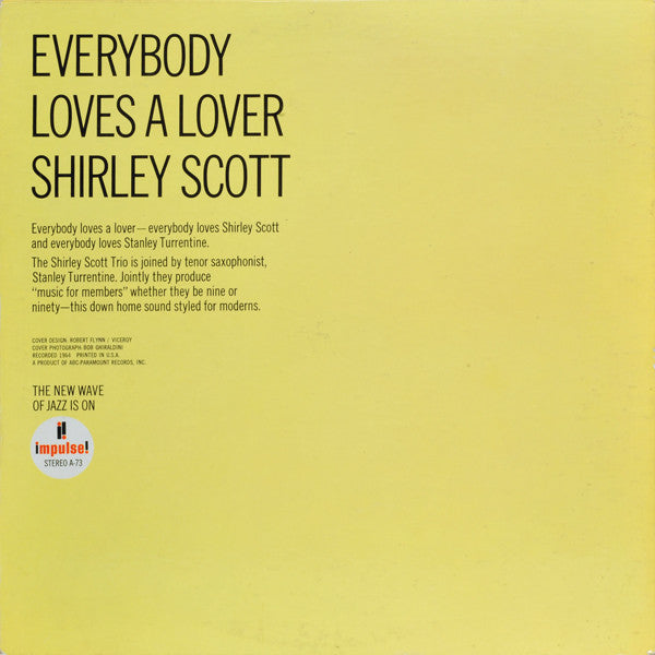 Scott, Shirley - Everybody Loves A Lover (VG) (Vinyl LP)