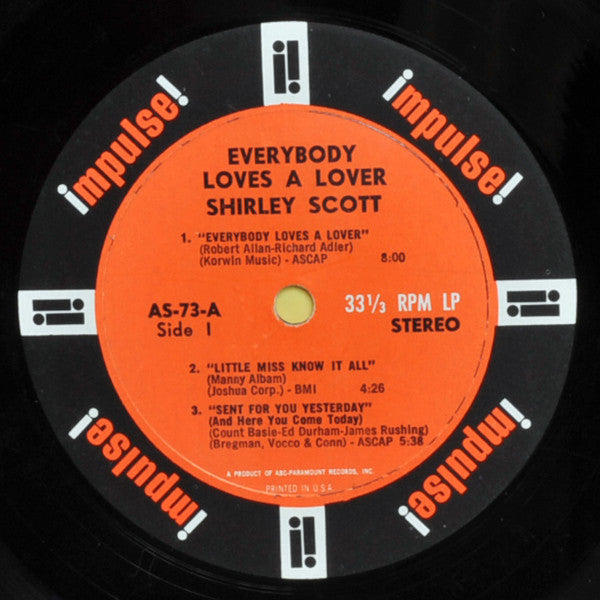 Scott, Shirley - Everybody Loves A Lover (VG) (Vinyl LP)