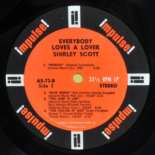 Scott, Shirley - Everybody Loves A Lover (VG) (Vinyl LP)