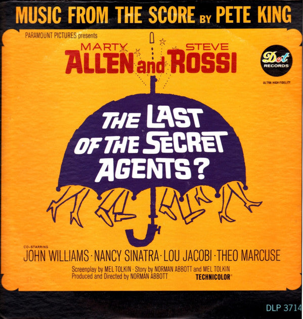 The Last Of The Secret Agents? (Music From The Score) (VG+) (Vinyl LP)