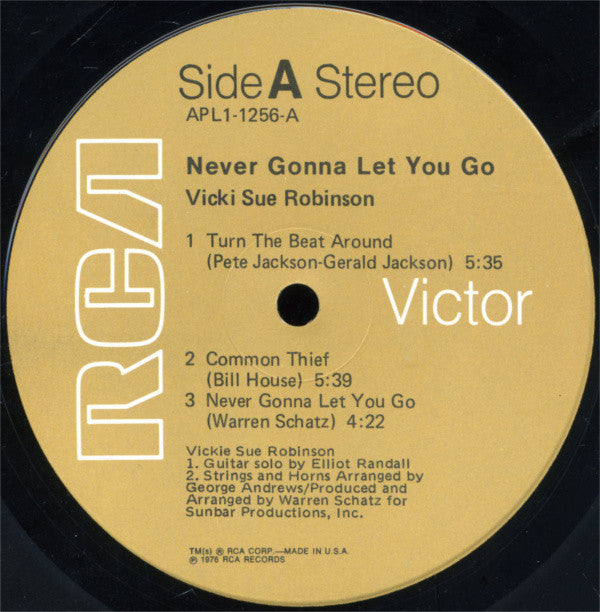 Vicki Sue Robinson - Never Gonna Let You Go (VG) (Vinyl LP)