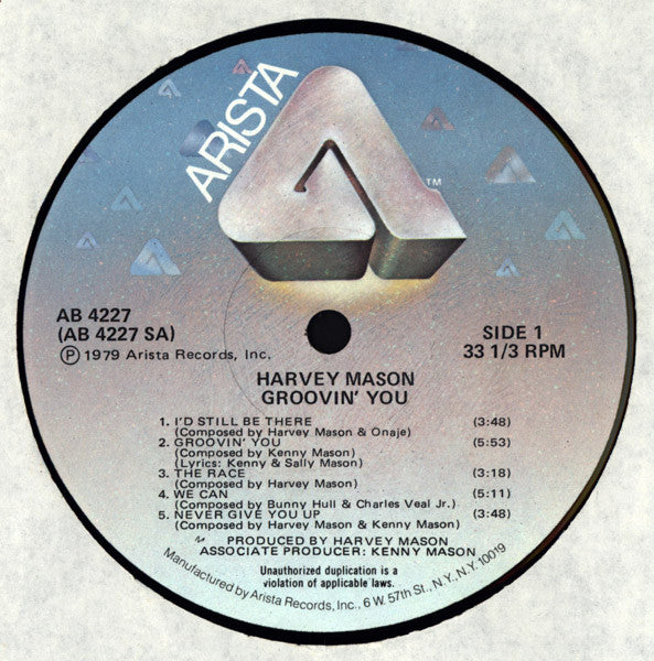 Mason, Harvey - Groovin' You (VG) (Vinyl LP)