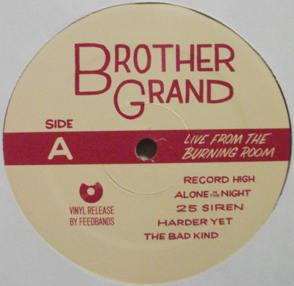 Brother Grand - Live From The Burning Room (VG+) (Vinyl LP)